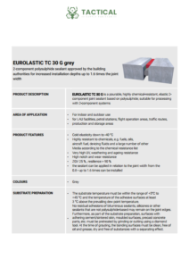2-Component Polysulphide Sealant Grey