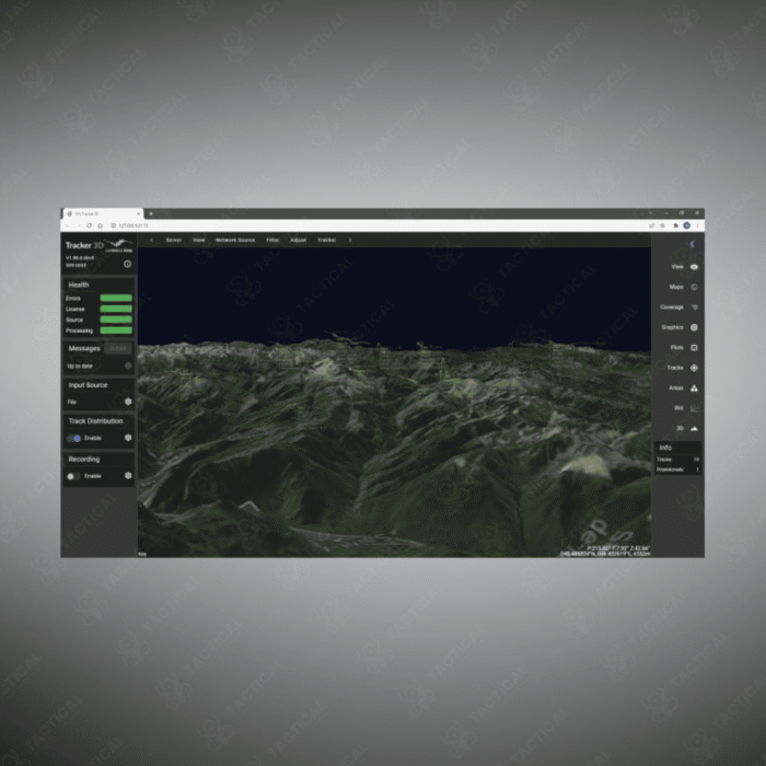 SPx Tracker-3D Software Application