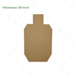 Cardboard Silhouette IPDA Perforated