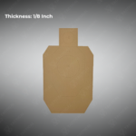 Cardboard Silhouette IPDA Perforated