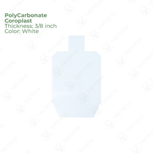 Coroplast Silhouette for Target Practicing