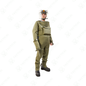 Demining Suit with Protective Visor