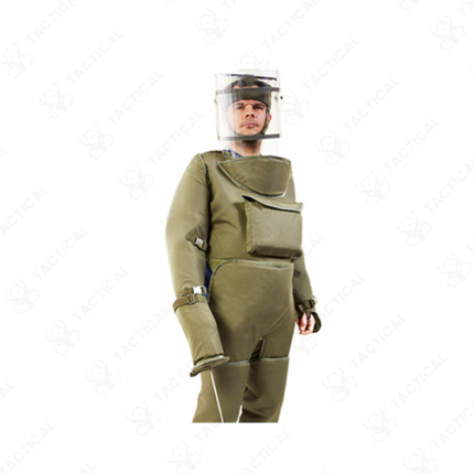 Demining Suit with Protective Visor