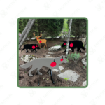 Full Size AR500 Deer Target