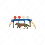 Full Size AR500 Vital Zones Hog Target with Stand