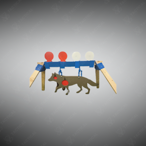 Full Size AR500 Vital Zones Hog Target with Stand