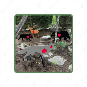 Full Size AR500 Vital Zones Hog Target with Stand