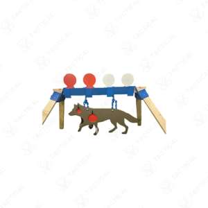 Full Size AR500 Vital Zones Hog Target with Stand
