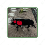 Full Size AR500 Vital Zones Hog Target with Stand