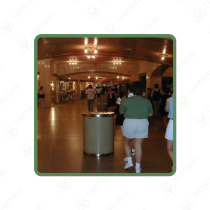 Semi-Confined Explosive Containment Vessel