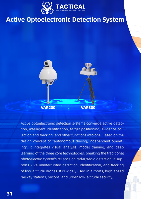 Active Optoelectronic Detection System