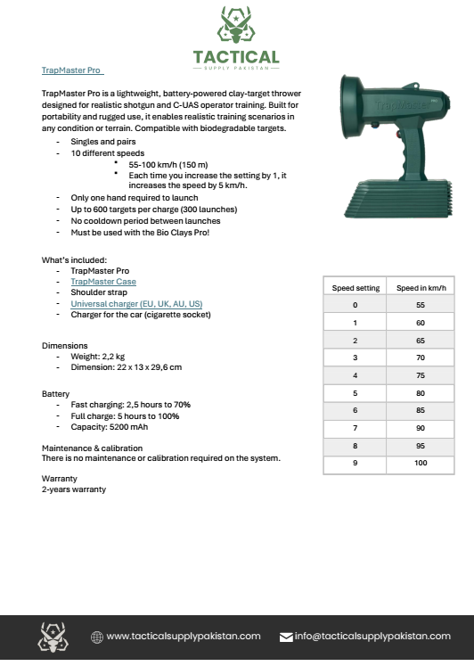 Battery-Powered Clay-Target Thrower