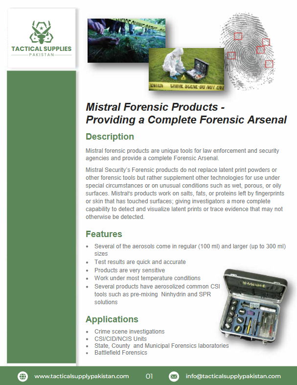 Complete Forensic Products Range