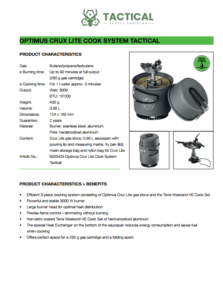 Crux Lite Cook System