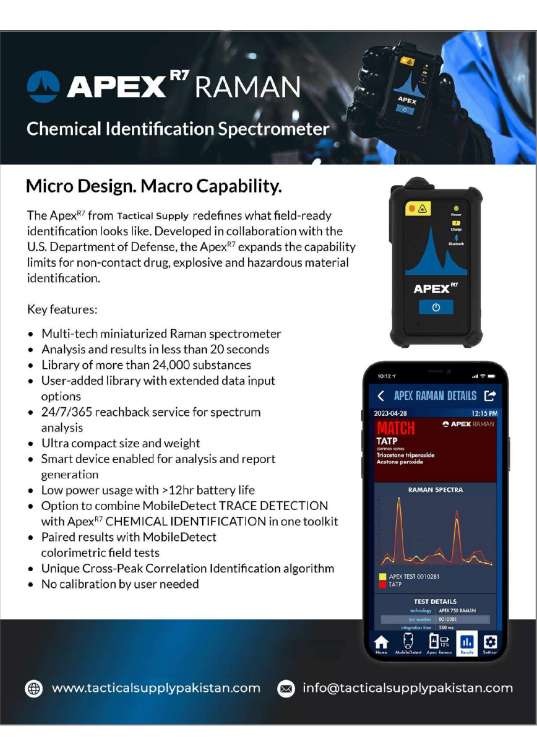 DetectaChem Apex R7 Spectrometer