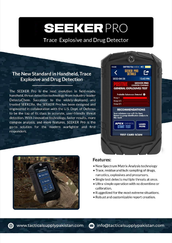 DetectaChem SEEKER Pro Trace Explosive and Drug Detector