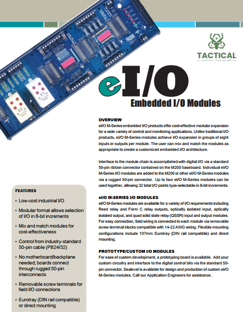 Embeded IO Modules