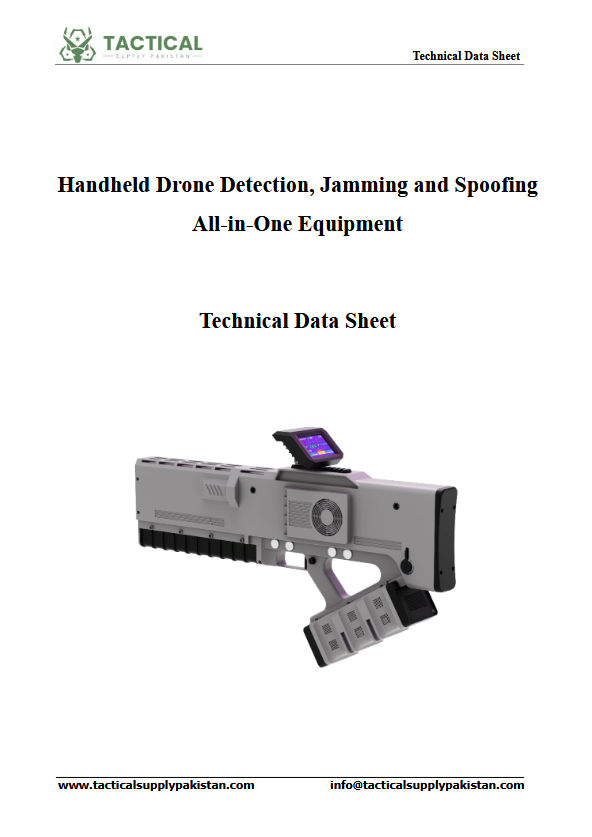 Handheld Drone Detection, Jamming and Spoofing All-in-One Equipment