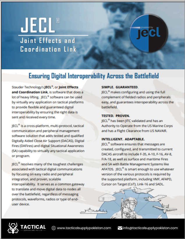 JECL (Joint Effects and Coordination Link) Software