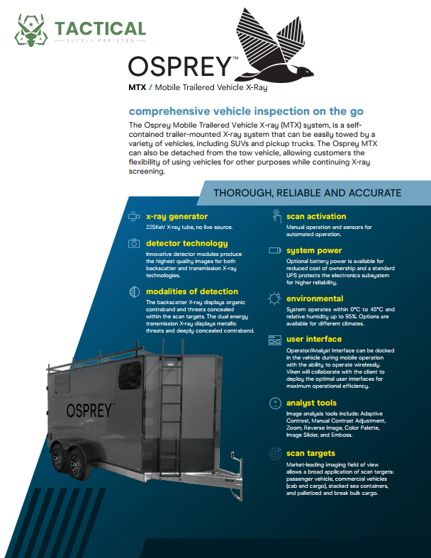 Mobile Trailer Vehicle X-ray (MTX) system