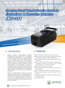 Non-Radioactive Handheld Explosives & Narcotics Detector