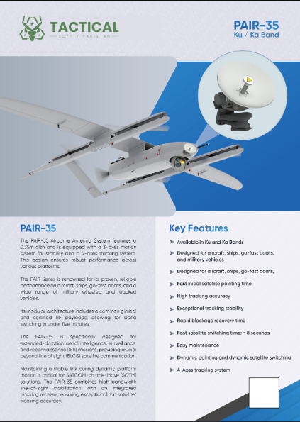 PAIR-35 Airborne Antenna System (Satcoms)