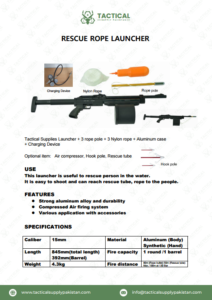 Rescue Rope Launcher, Rescue Gun