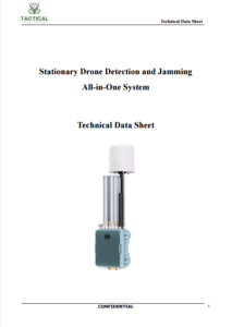Stationary Drone Detection and Jamming All-in-One System
