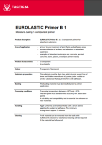 Moisture-Curing 1-component Primer for Industry Construction